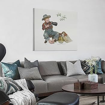 Amazon.co.jp: Norman Rockwell ノーマンロックウェル（男の子と